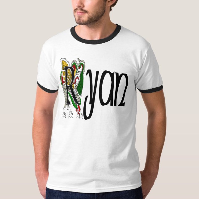 Ryan Celtic Dragon T-Shirt (Front)