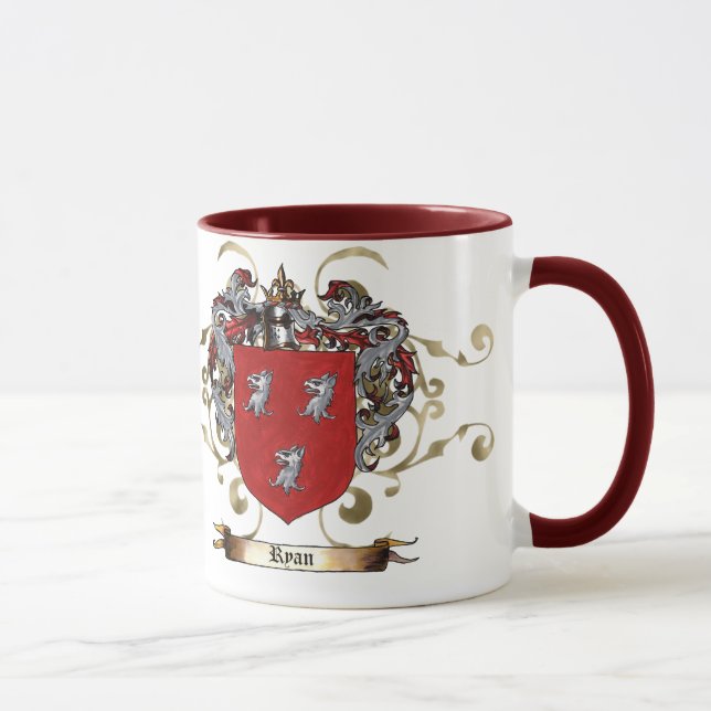 Ryan Coat of Arms Mug (Right)