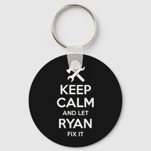 Ryan Fix Quote Funny Birthday Personalised Name Key Ring