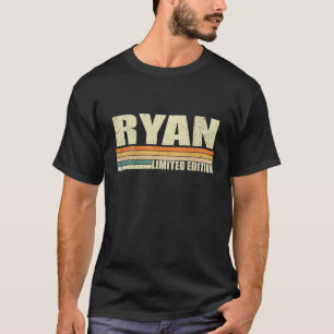 Ryan Gift Name Personalized Funny Retro Vintage Bi T-Shirt