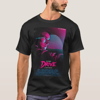 Ryan Gosling Drive Retro Movie Poster T-Shirt