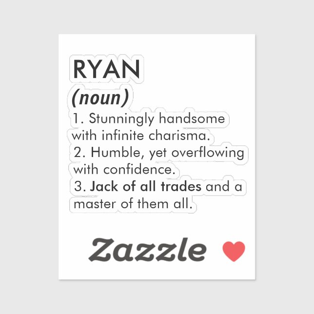 Ryan name, Editable name, Custom name (Sheet)