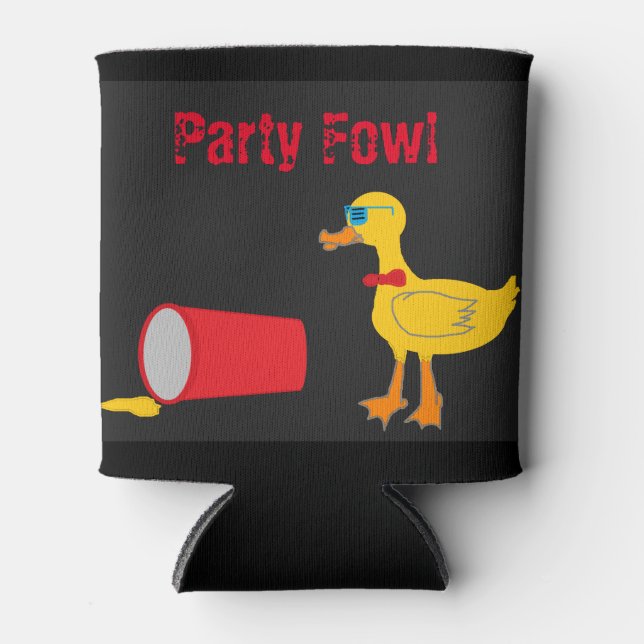 Ryan O Party Fowl Foam Can Cooler (Front)
