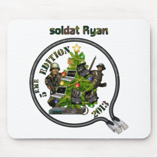 Ryan Soldier Christmas Lan mouse Mat