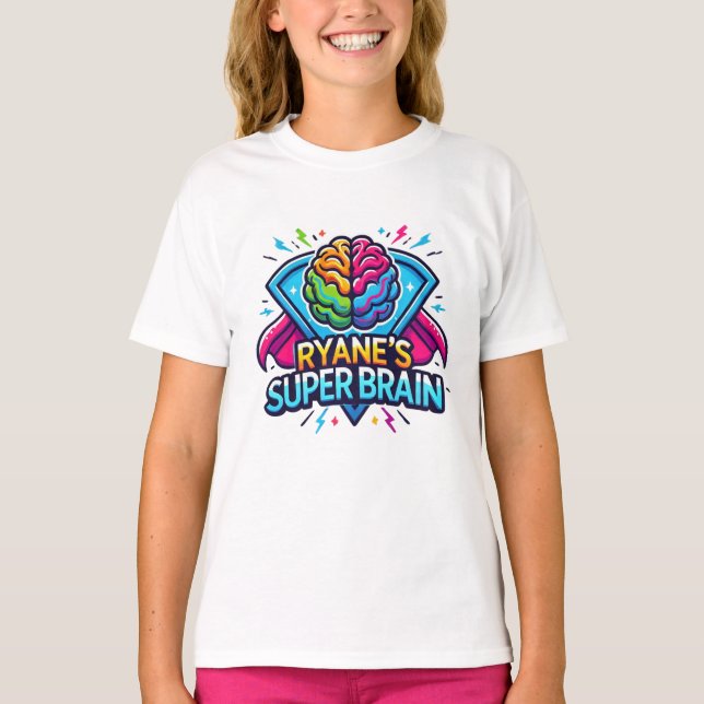 Ryane's Super Brain - Race for Hope Walk T-Shirt (Front)