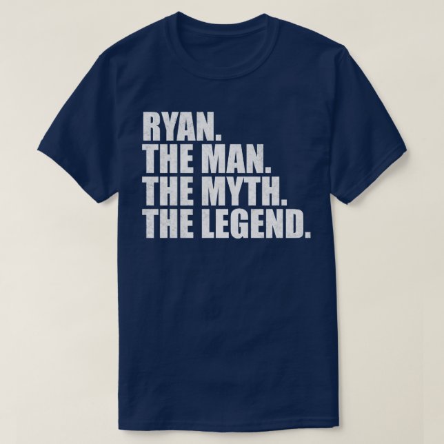 RyanRyan Name Ryan given name T-Shirt (Design Front)