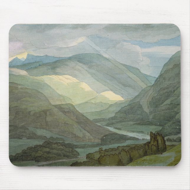 Rydal Water, 1786 (w/c) Mouse Mat (Front)