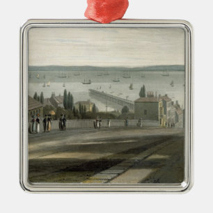 Ryde, from 'A Voyage Around Great Britain Undertak Metal Tree Decoration