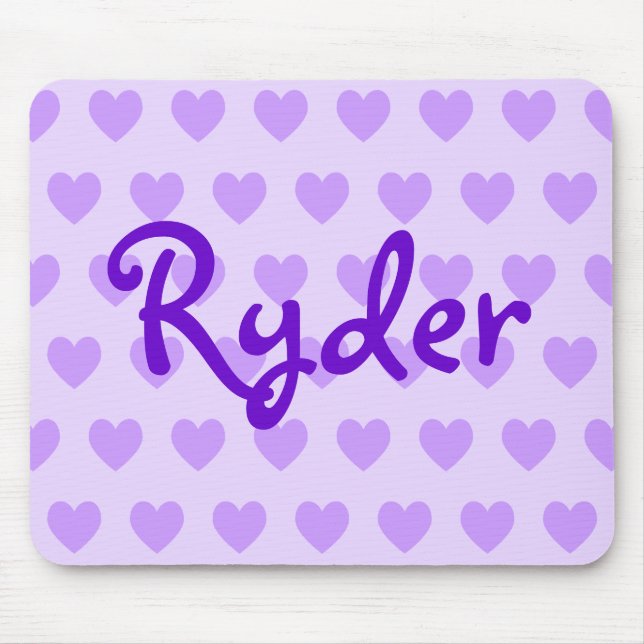 Ryder in Purple Mouse Mat (Front)