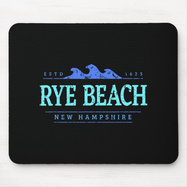 Rye Beach New Hampshire Rye Beach Nh Shoreline  Mouse Mat (Front)