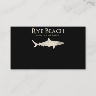 Rye Beach New Hampshire - Shark Lover Gifts Business Card