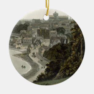 Rye, East Sussex, from 'A Voyage Around Great Brit Ceramic Tree Decoration