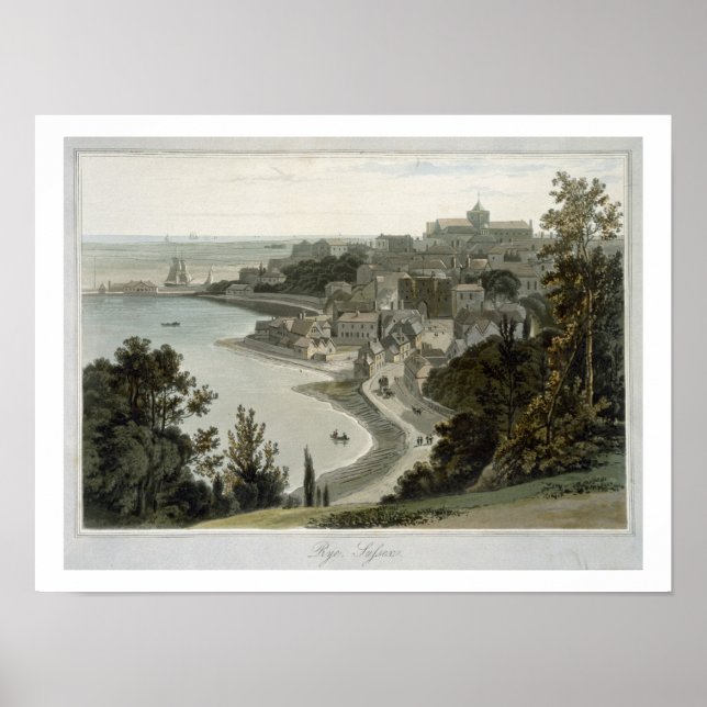 Rye, East Sussex, from 'A Voyage Around Great Brit Poster (Front)