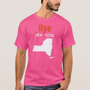 Rye New York Usa State America Travel New Yorker T-Shirt