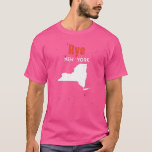 Rye New York Usa State America Travel New Yorker   T-Shirt