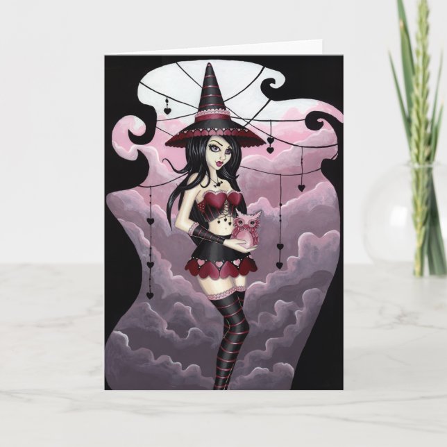Ryla - Valentine's Day Witch Card (Front)
