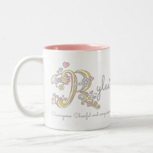 Rylee decorative name and meaning mug