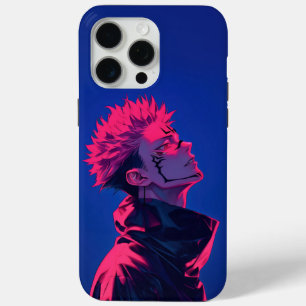 Ryomen Sukuna Neon Curse iPhone 15 Pro Max Case