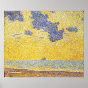 Rysselberghe - Big Clouds Poster