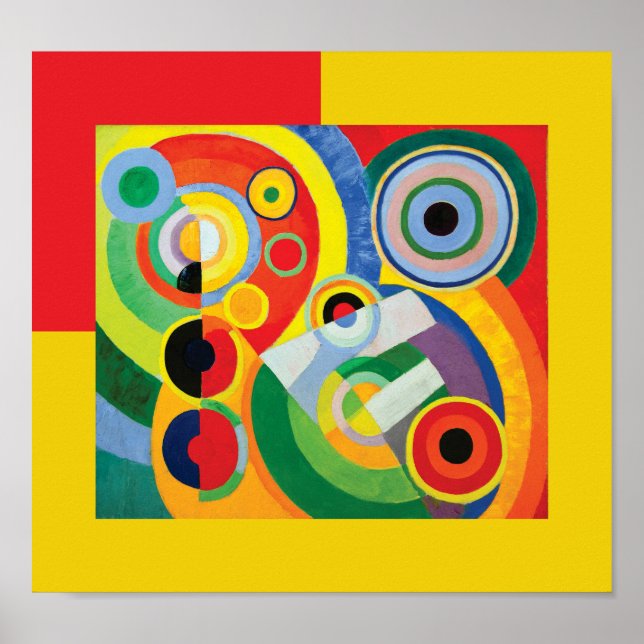 Rythme Joie de Vivre by Robert Delaunay Poster (Front)