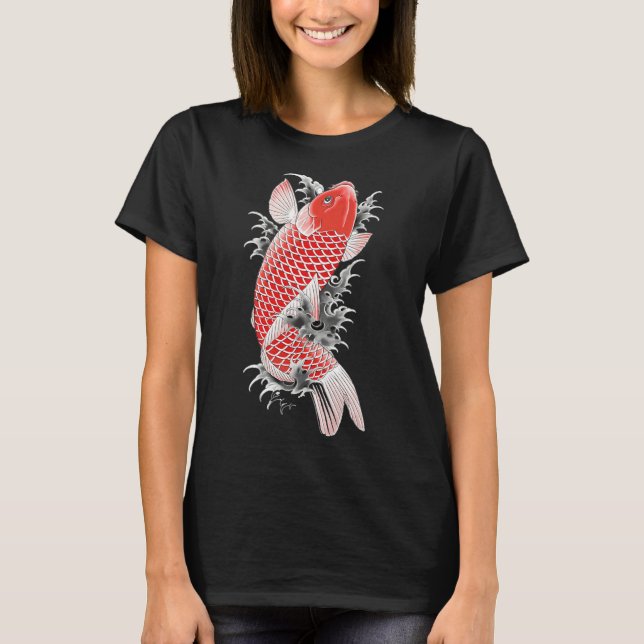 Ryu Ga Gotoku Akira Nishikiyama Koi Fish Tattoo T-Shirt (Front)