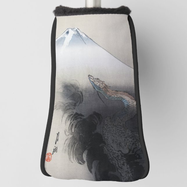 Ryu Shoten: Ascending Dragon over Fuji, Japan Golf Head Cover (Rotate 90)