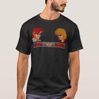 RYU VS KEN LOGO BLACK NO BG T-Shirt