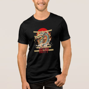 Ryujin - Japanese Dragon Spirit Tri-Blend Shirt