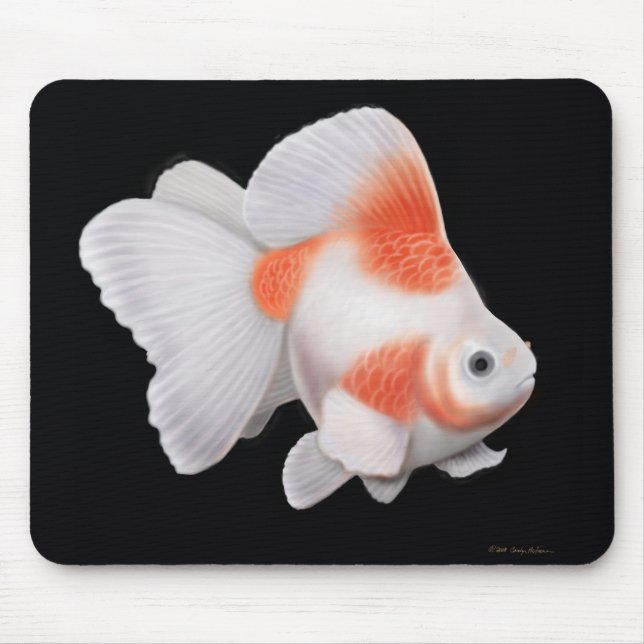 Ryukin Fantail Goldfish Mousepad (Front)