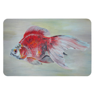 Ryukin Goldfish Acrylic Painting Magnet