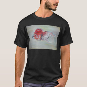 Ryukin Goldfish Acrylic Painting T-Shirt