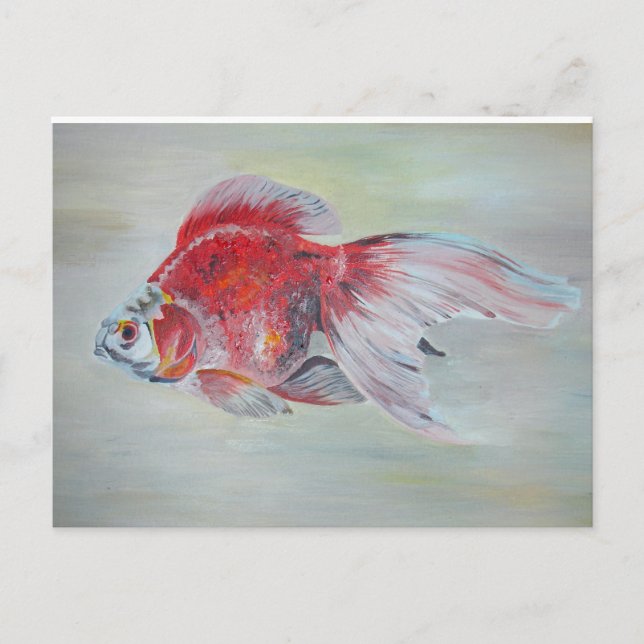 Ryukin Goldfish Postcard (Front)