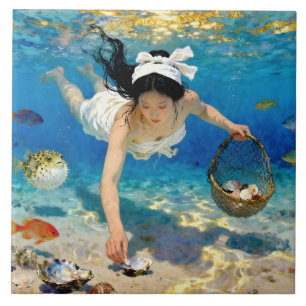 "Ryūshi’s Current" – An Ocean Portrait Tile