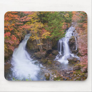 Ryuzu Waterfall in Nikko Japan Mouse Mat