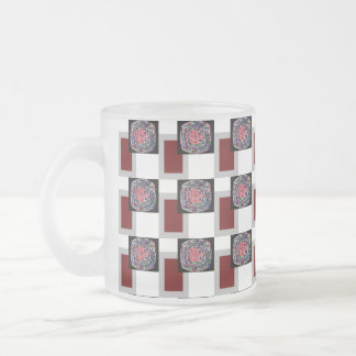 RZ-GIFT SPECIALLY DAD_ROSE_BLACK_RED_ FROSTED GLASS COFFEE MUG