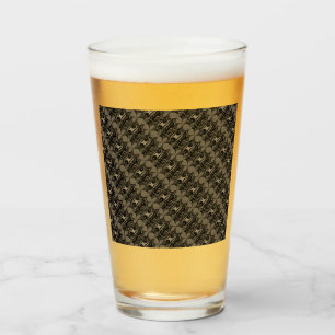 RZ- Glass Cup Rose Like Kaleidoscope Art,BLACK