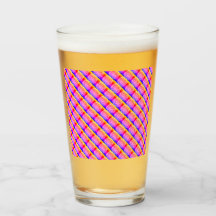 RZ-glass cup rose like kaleidoscope art,red,blue