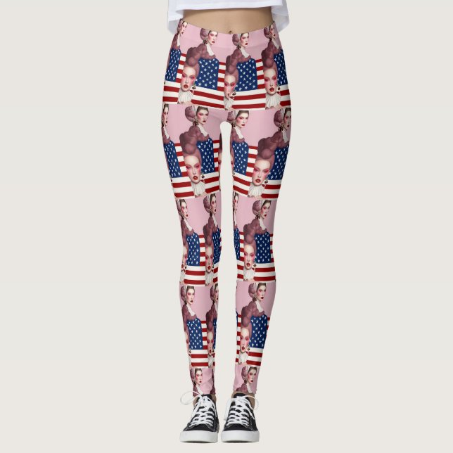RZX-1-Art Colour Leggings (Front)