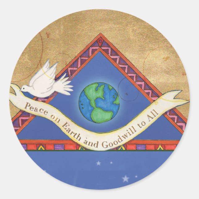 S008 Peace on Earth Sticker (Front)