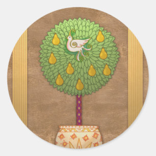 S009 Partridge in a Pear Tree Sticker