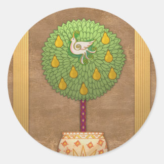 S009 Partridge in a Pear Tree Sticker
