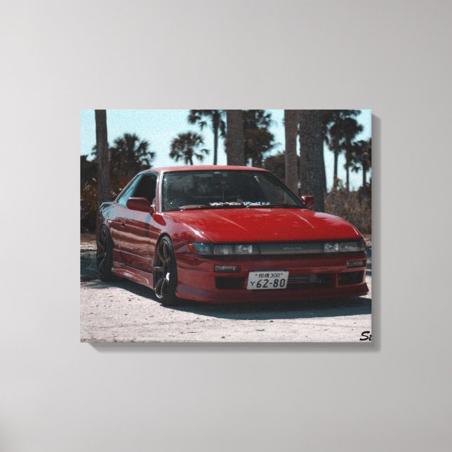 S13 Silvia Canvas Print (Front)