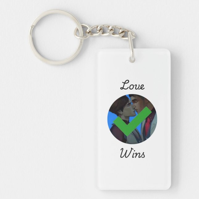 S1 Jayvik Love Wins Key Ring (Front)