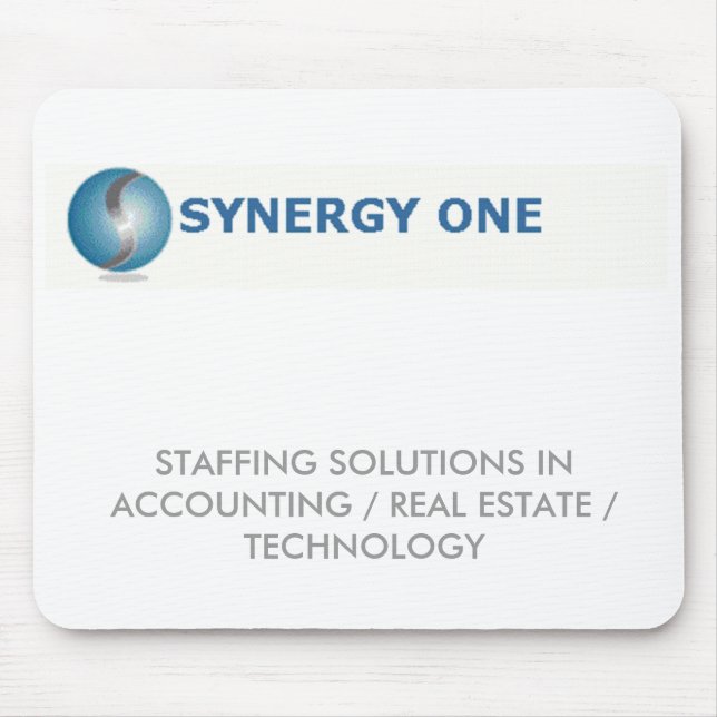 S1 LOG MOUSE, STAFFING SOLUTIONS IN ACCOUNTING ... MOUSE MAT (Front)