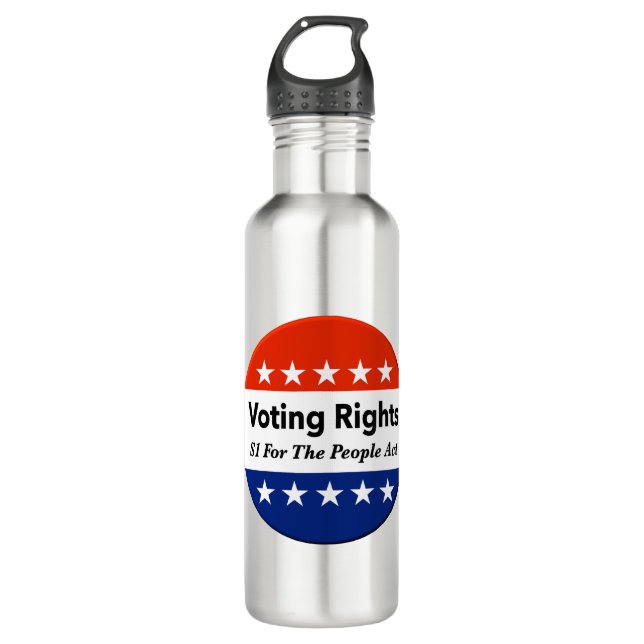 S1 Voting Rights For The People Act 710 Ml Water Bottle (Front)