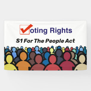 S1 Voting Rights For The People Act Banner
