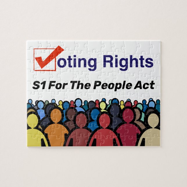 S1 Voting Rights For The People Act Jigsaw Puzzle (Horizontal)