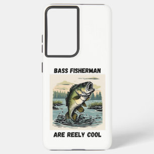 S21 Tough Phone Case: Bass Fishing Samsung Galaxy Case