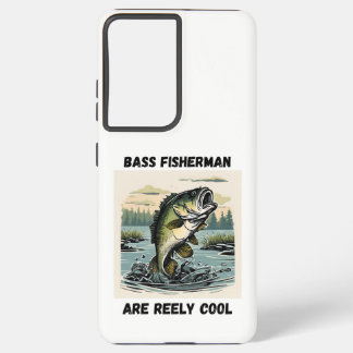 S21 Tough Phone Case: Bass Fishing Samsung Galaxy Case