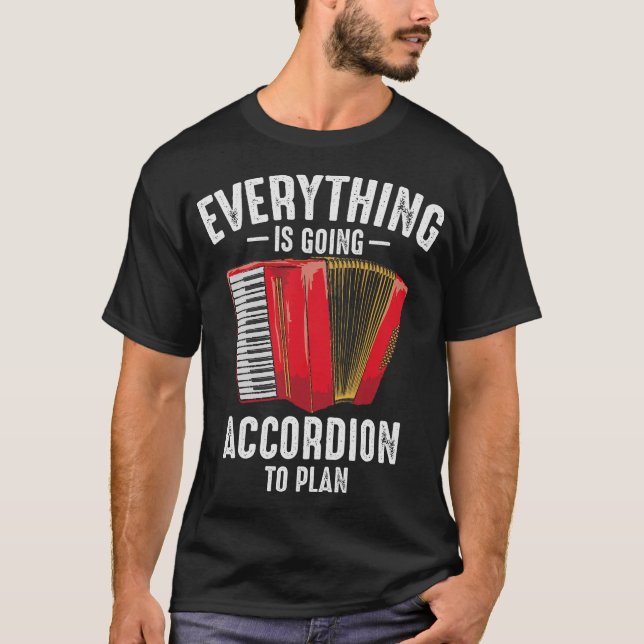 S2 Accordion Accordionist (22) T-Shirt (Front)
